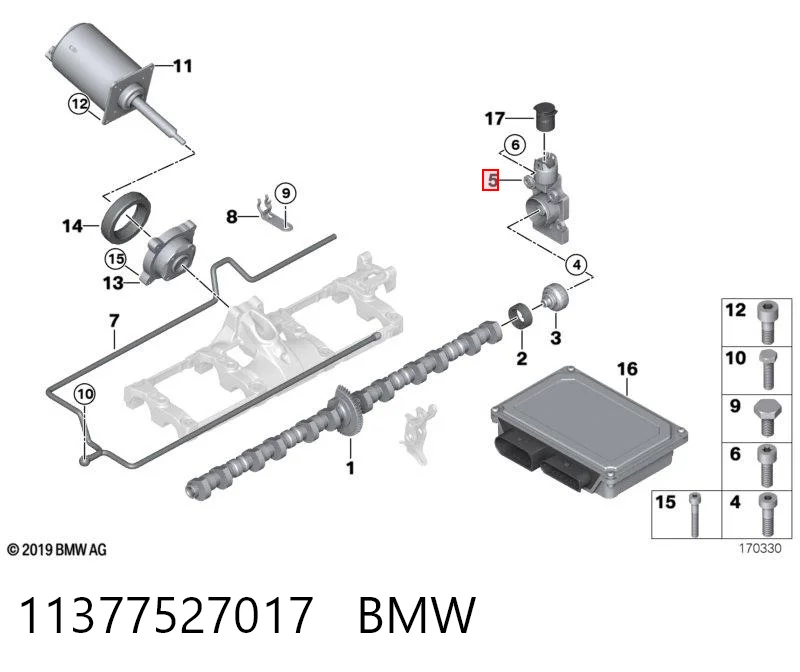 11377527017 BMW Датчик распределительного вала