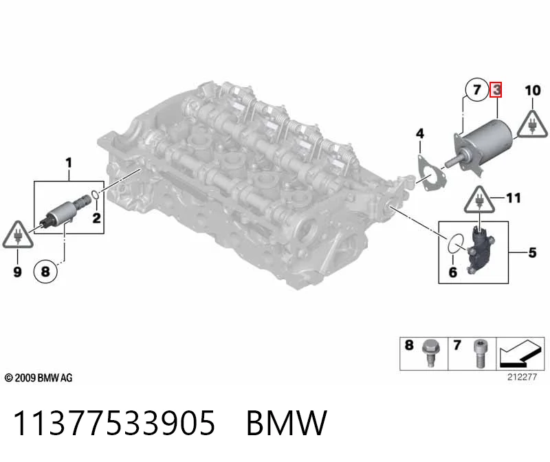 11377533905 BMW Регулятор фаз газораспределения