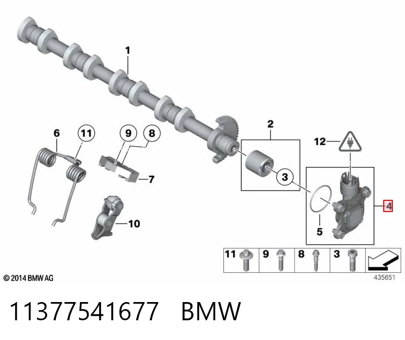 11377541677 BMW Датчик распределительного вала