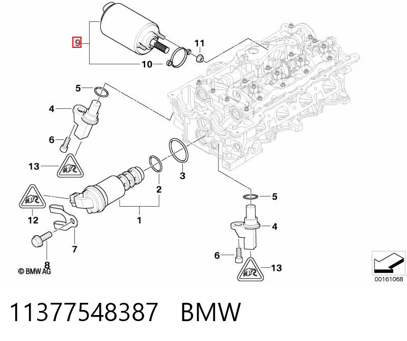 11377548387 BMW Датчик холостого хода