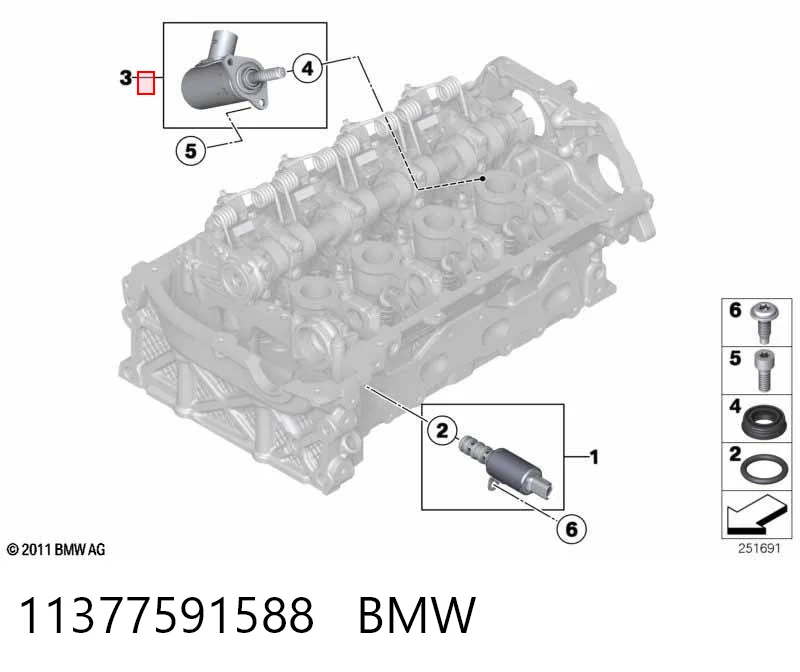 11377591588 BMW Датчик холостого хода