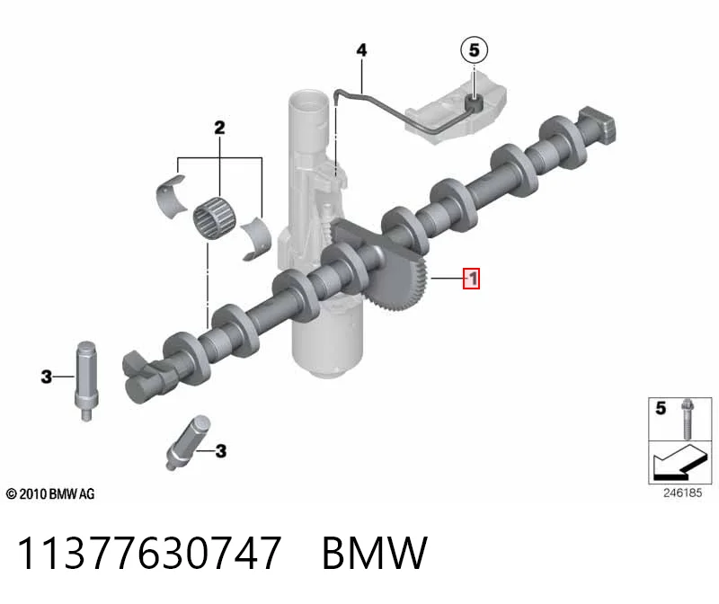 Эксцентриковый вал, вальветроник (valvetronic) CM052430 Freccia