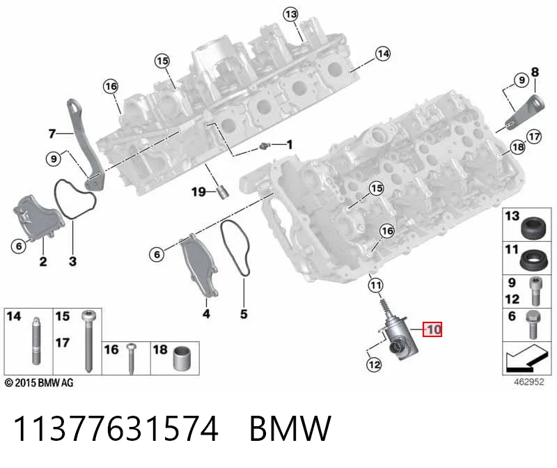 11377631574 BMW Клапан положения фаз распредвала