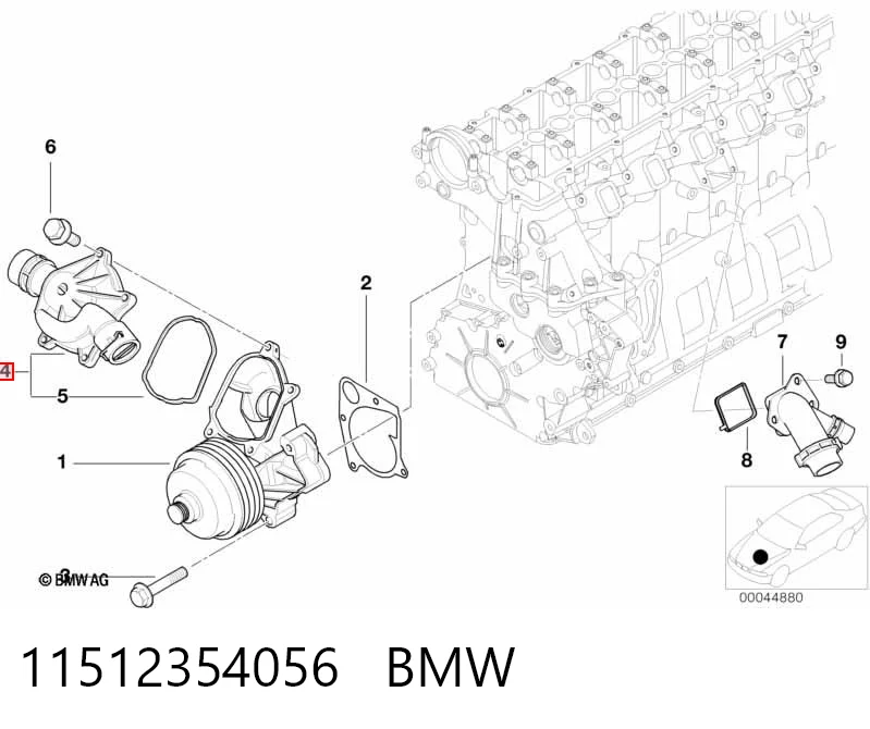 Термостат BMW 11512354056