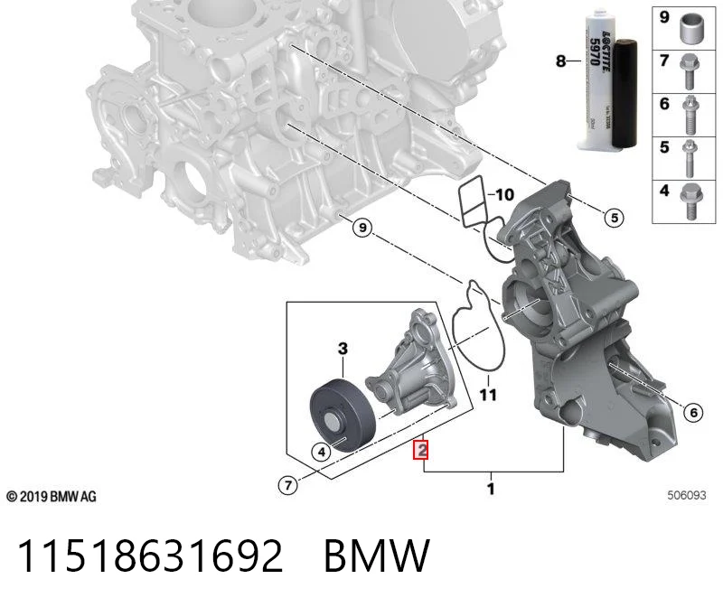 11518631692 BMW 