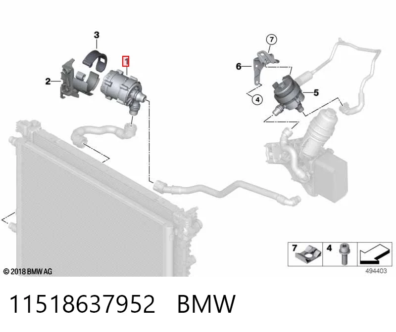 Дополнительная помпа ST11518637952 SAT