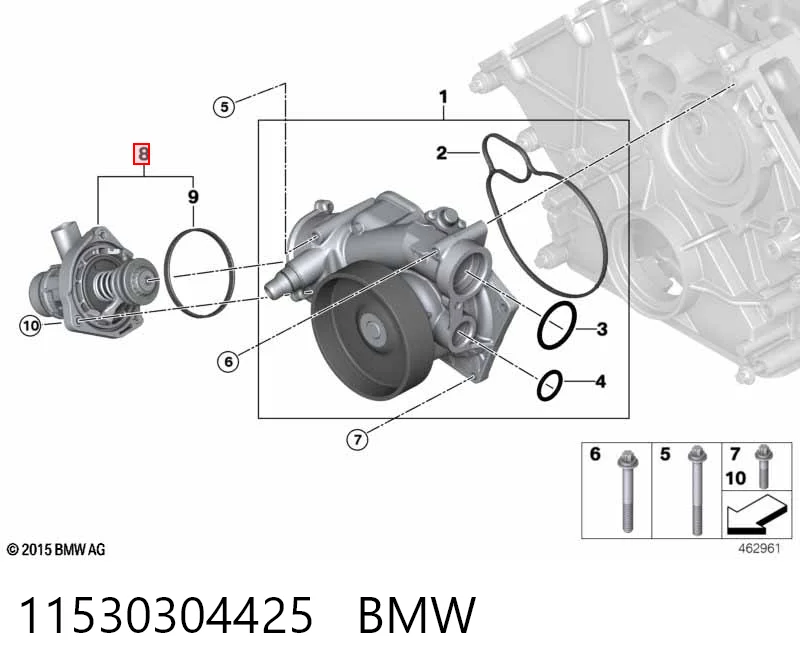 Термостат BMW 11530304425