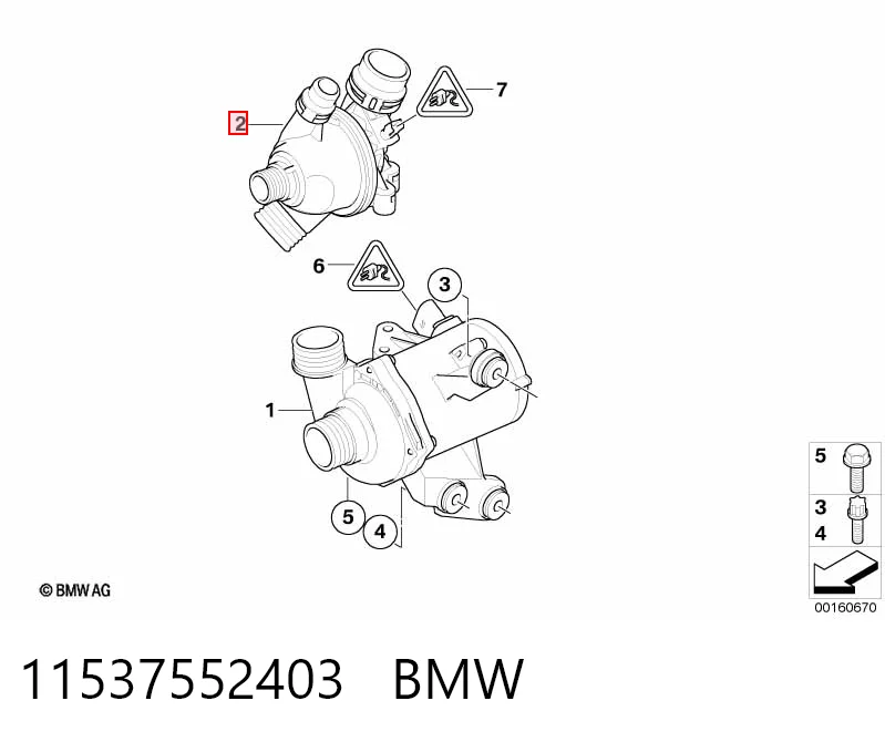 Термостат BMW 11537552403