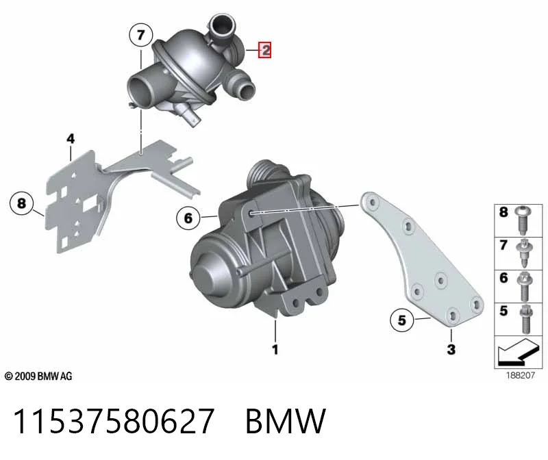 11537580627 BMW Авто термостат