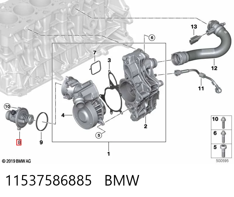 11537586885 BMW Авто термостат