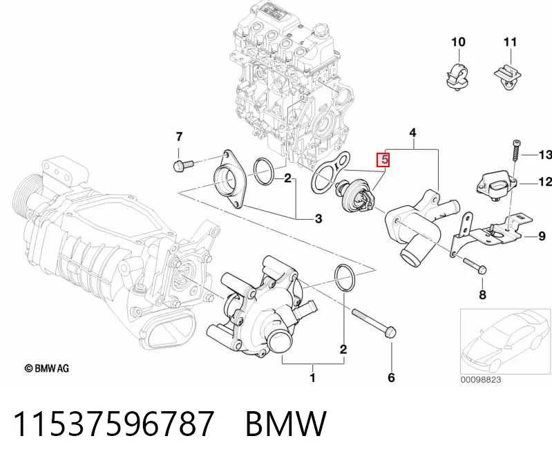 11537596787 BMW Авто термостат