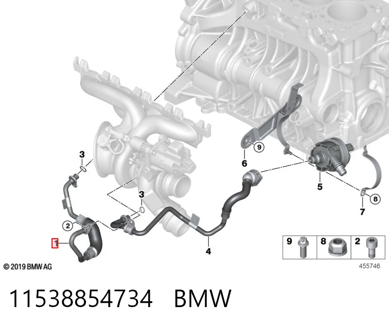 11538854734 BMW 
