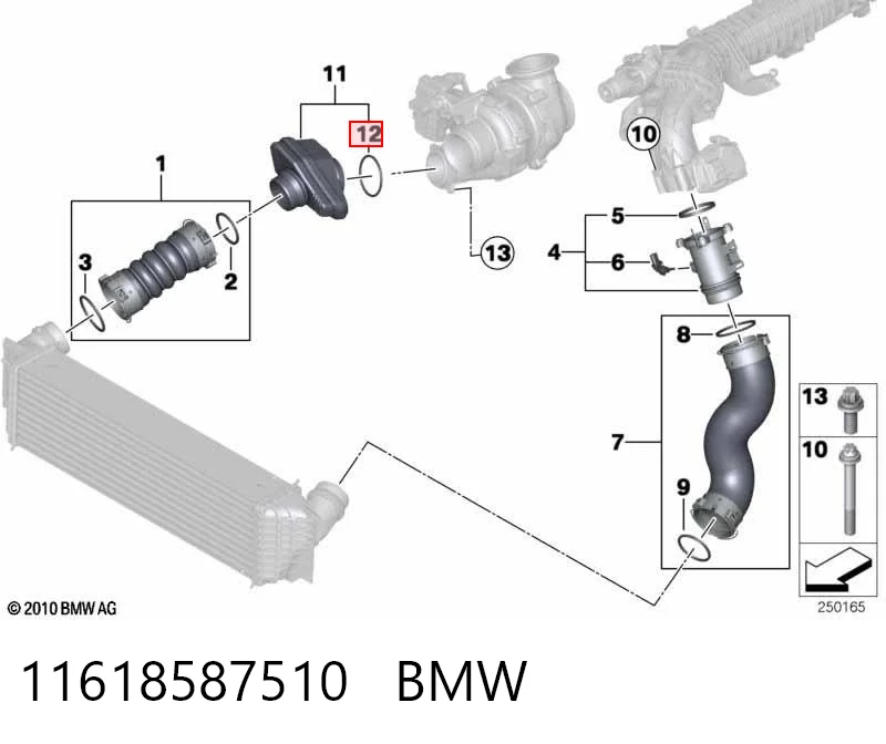 11618587510 BMW Прокладка крышки маслозаливной горловины