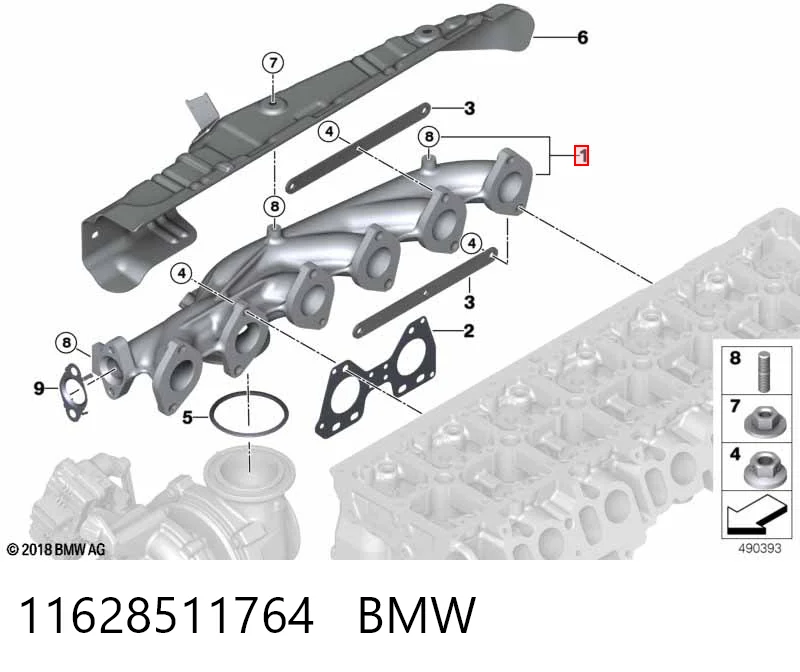 Система выпуска газов двигателя Audi A6 C7 седан (4G2, 4GC) (2010 - 2019) цена, от 31.67 USD