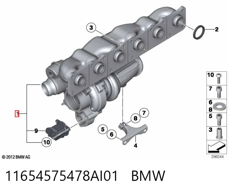 Турбокомпрессор Borg-Warner 18537100500