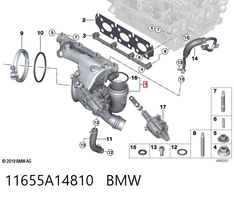 11655A14810 BMW Турбонаддув