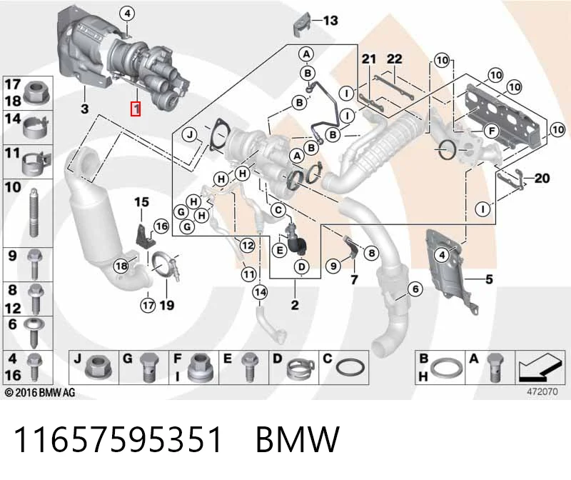 11657595351 BMW Турбонаддув