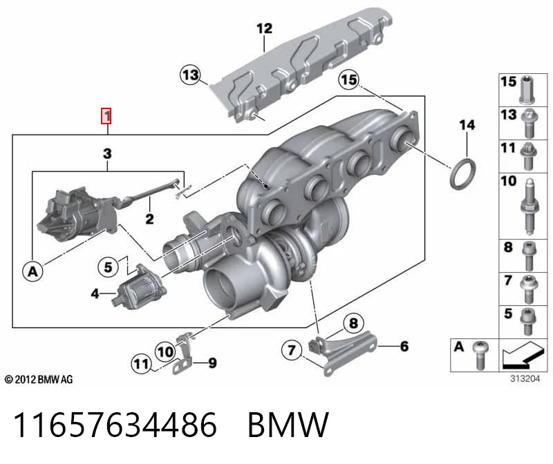 49U7702032 Mitsubishi Турбонаддув