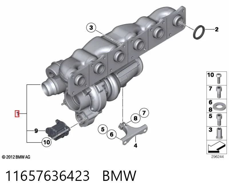Турбина 18537100500 Borg-Warner
