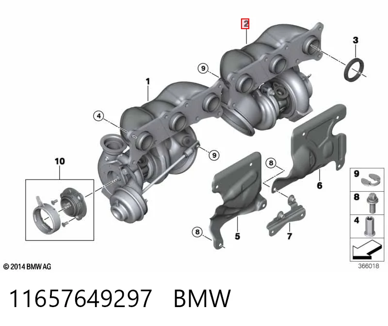 11657649297 BMW Турбонаддув