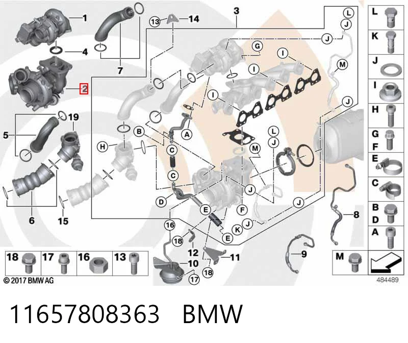 11657808363 BMW Турбонаддув