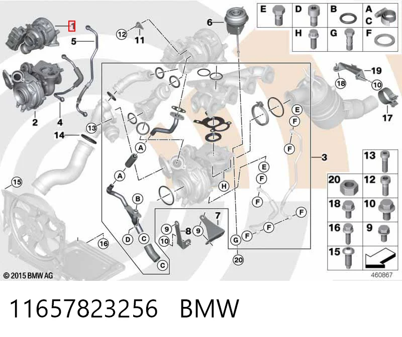 11657823256 BMW Турбонаддув
