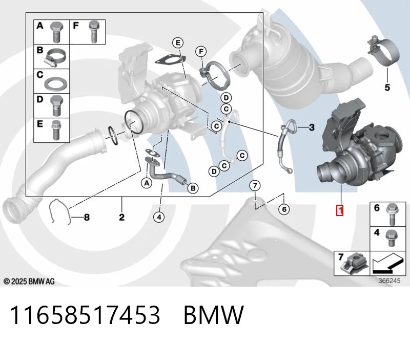 Турбокомпрессор Toyota 17201YV030