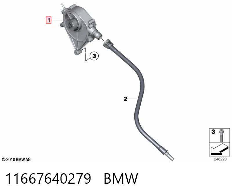 11667640279 BMW Механический вакуумный насос
