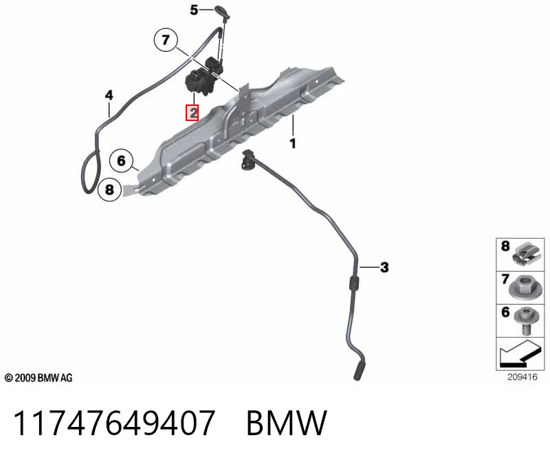 11747649407 BMW Соленоид давления наддува