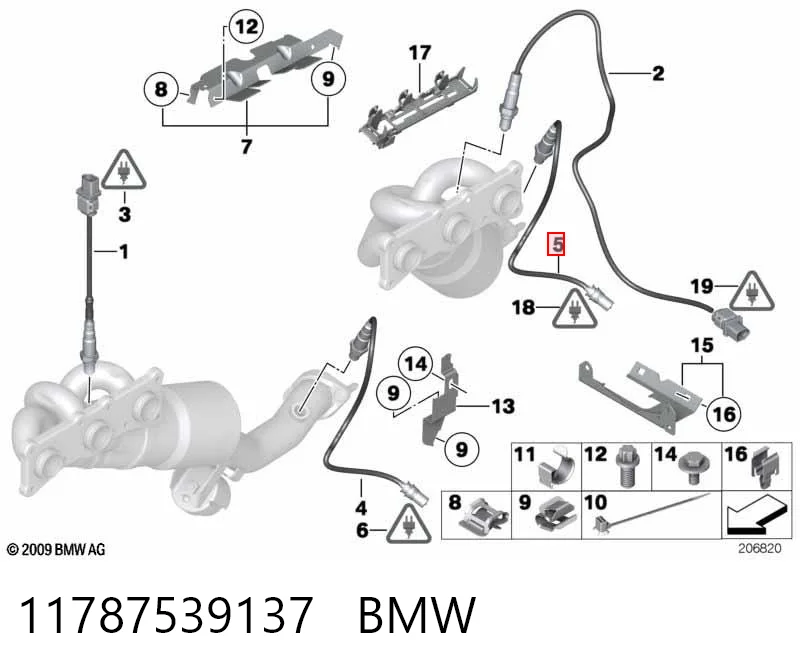 11787539137 BMW Датчик кислорода после катализатора