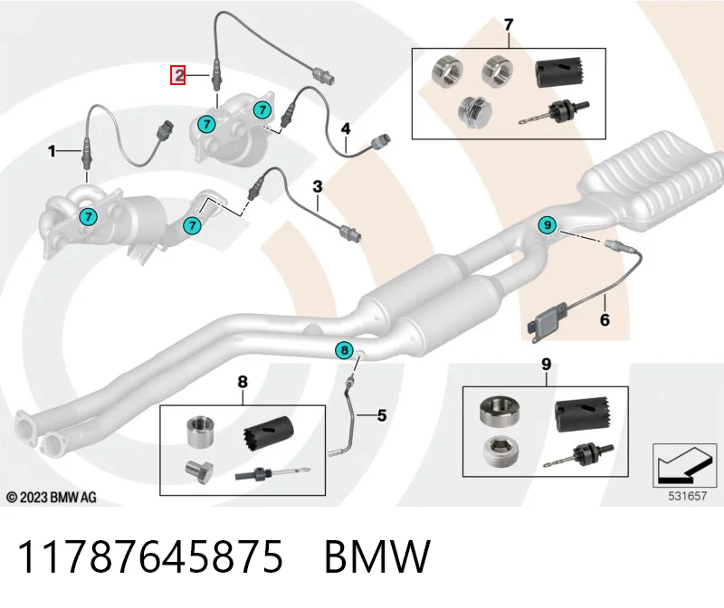 11787645875 BMW Датчик кислорода после катализатора