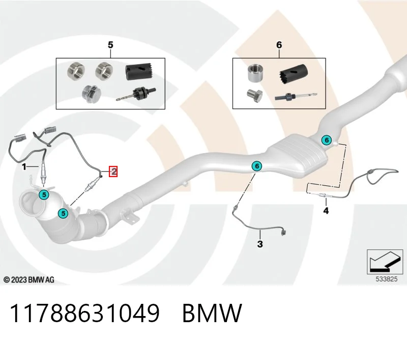 11788631049 BMW Датчик кислорода после катализатора