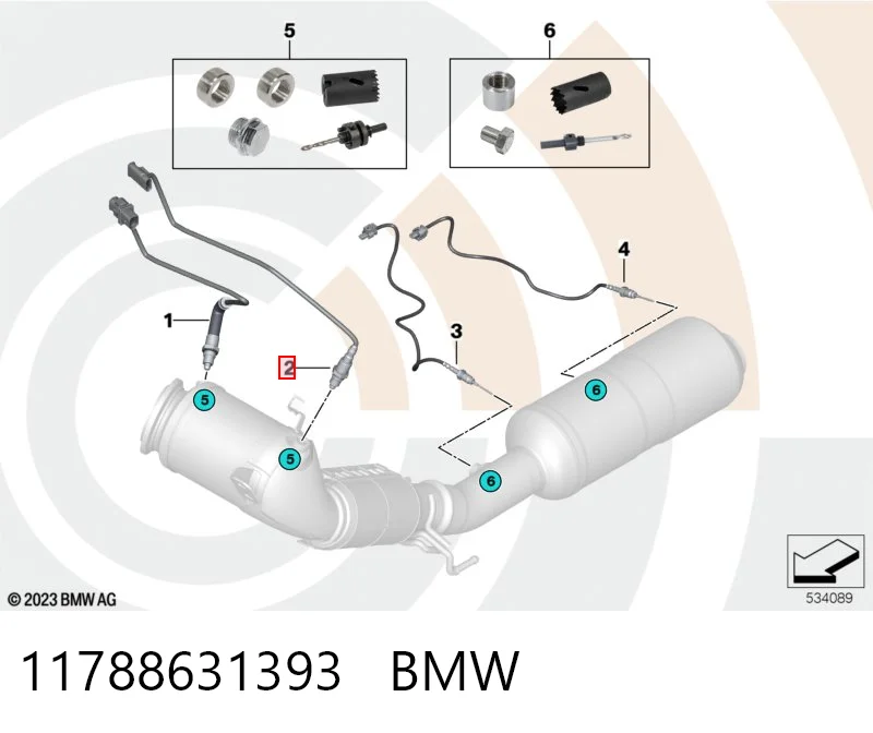 11788631393 BMW Датчик кислорода после катализатора