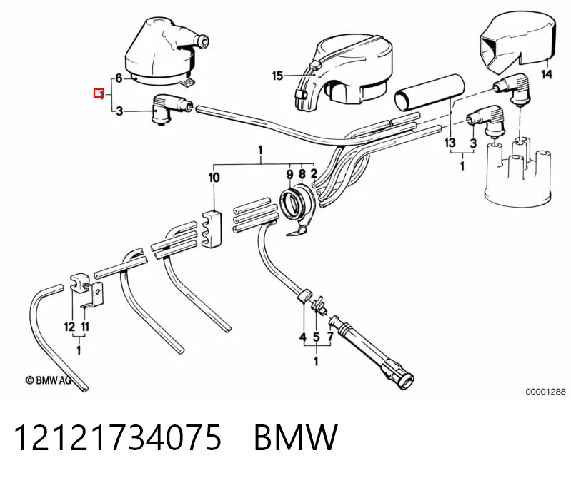 Провода высоковольтные на BMW 3  E21