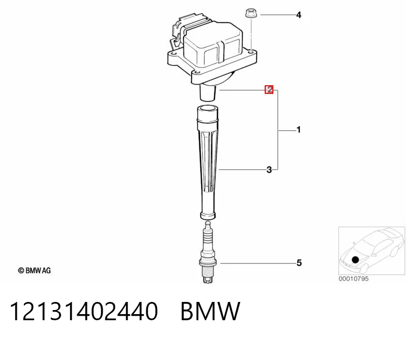 12131402440 BMW Катушка зажигания