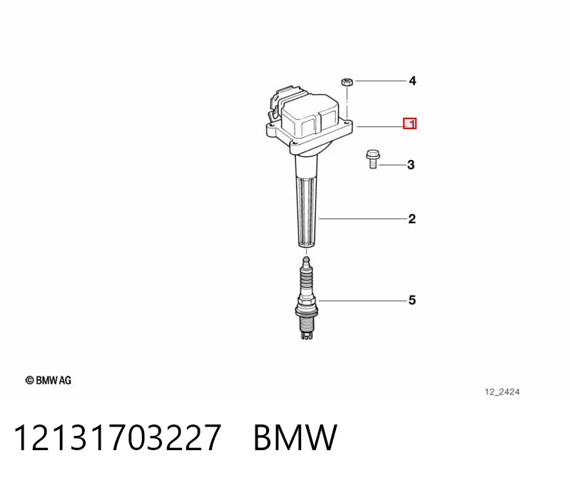 12131703227 BMW Катушка зажигания