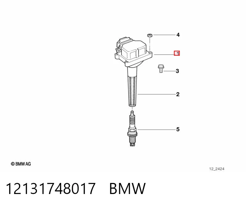 12131748017 BMW Катушка зажигания