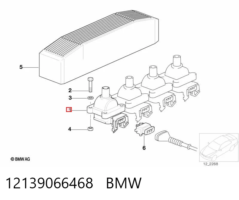12139066468 BMW Катушка зажигания