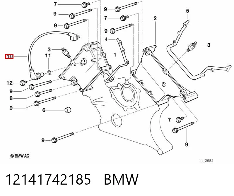 12141742185 BMW Датчик распределительного вала