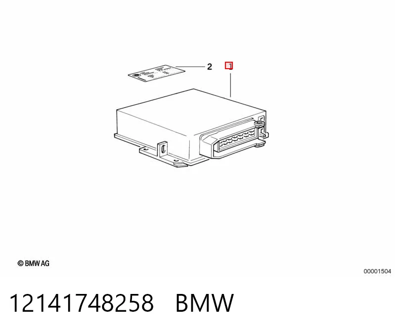  Блок управления двигателем BMW 7 