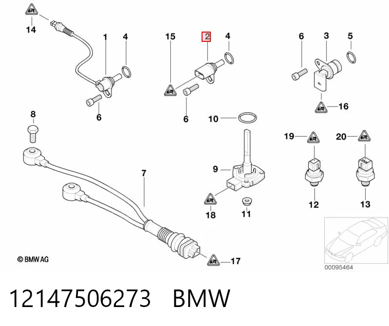 12147506273 BMW Датчик распределительного вала