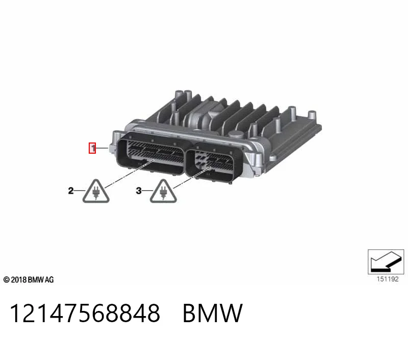 Модуль управления двигателем BMW 7616431