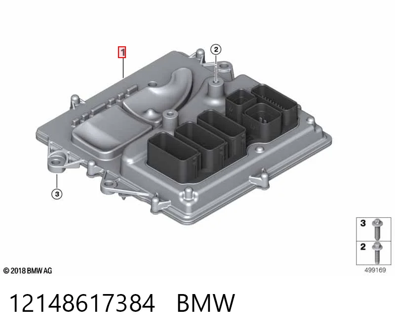 8674949 BMW Мозги двигателя