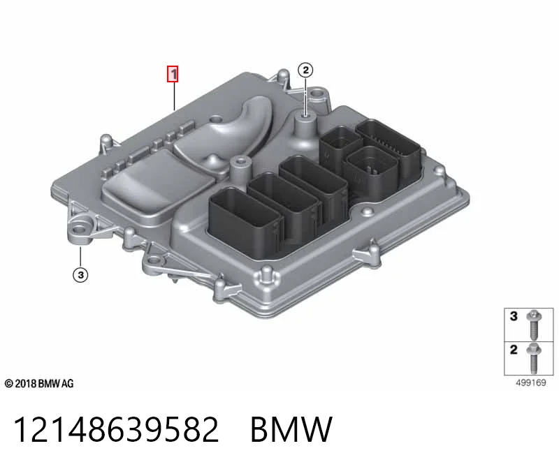 8674949 BMW Мозги двигателя