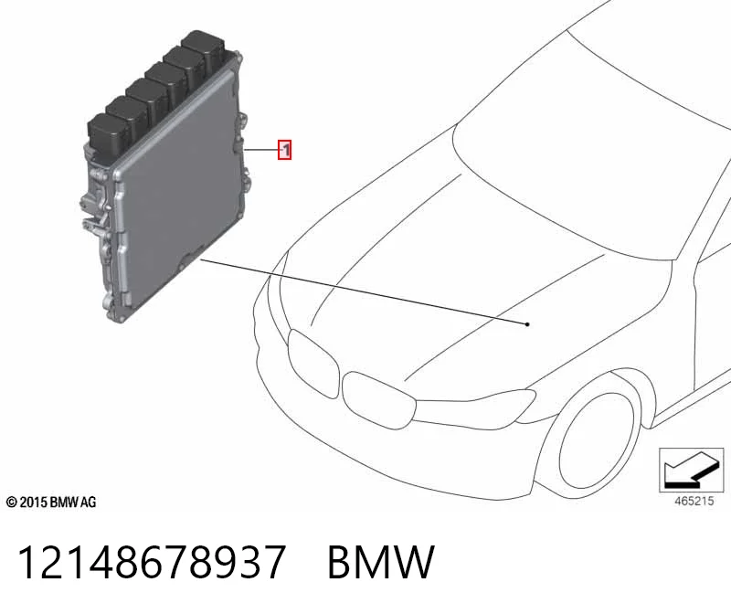 Блок управления двигателем 8680195 BMW