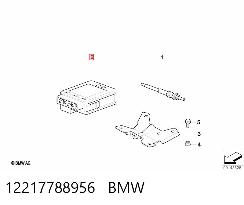 12217788956 BMW Реле свечей накала