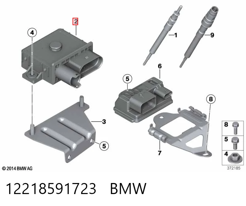 12218591723 BMW Реле свечей накала