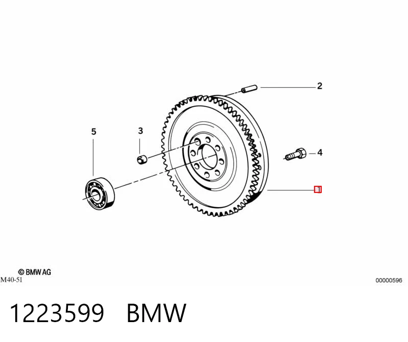 1223599 BMW Демпферный маховик