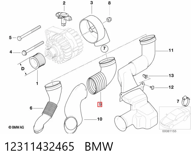 12311432465 BMW 