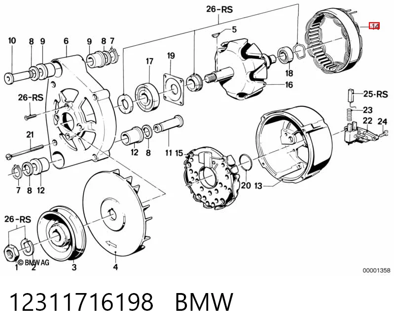 12311716198 BMW